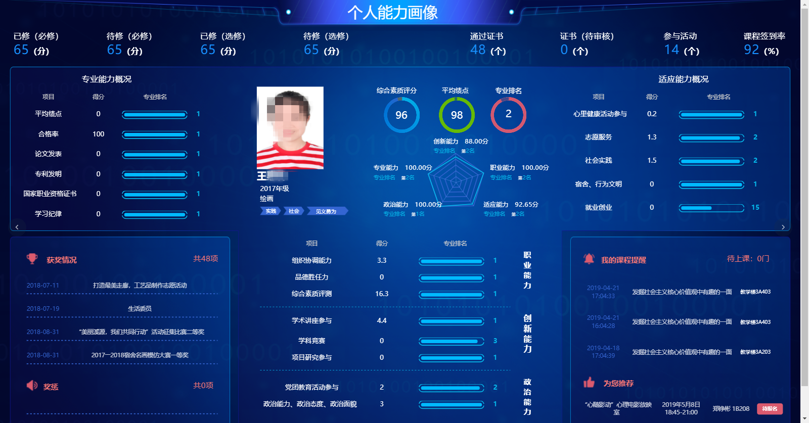综合素质课备案